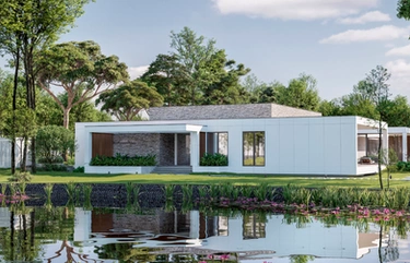 Waterfront single-storey home