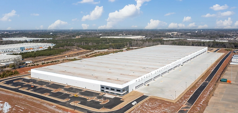 Aerial view of the NextHome Factory Georgia building in McDonough, Georgia