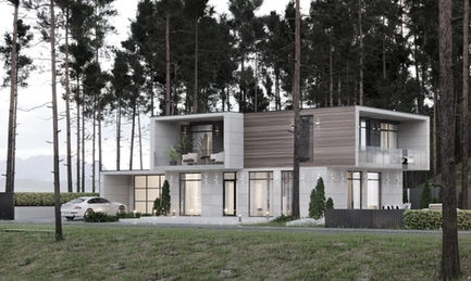 Two-storey home in the pines