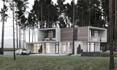 Two-storey home in the pines