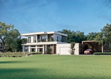 Two-storey home with garage