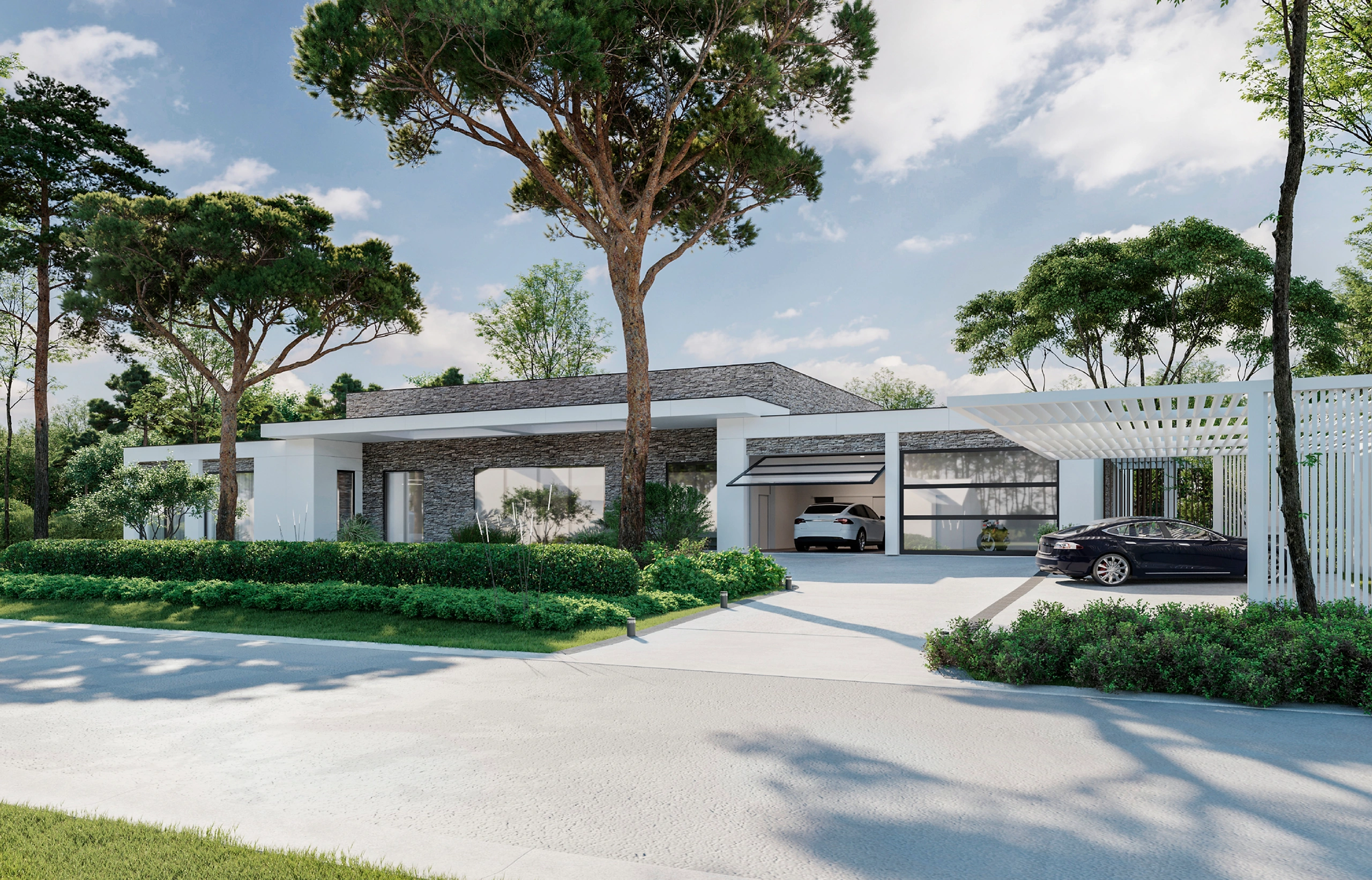 Single-storey NextHome residence with carport — VR 3D tour