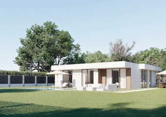 Compact garden home